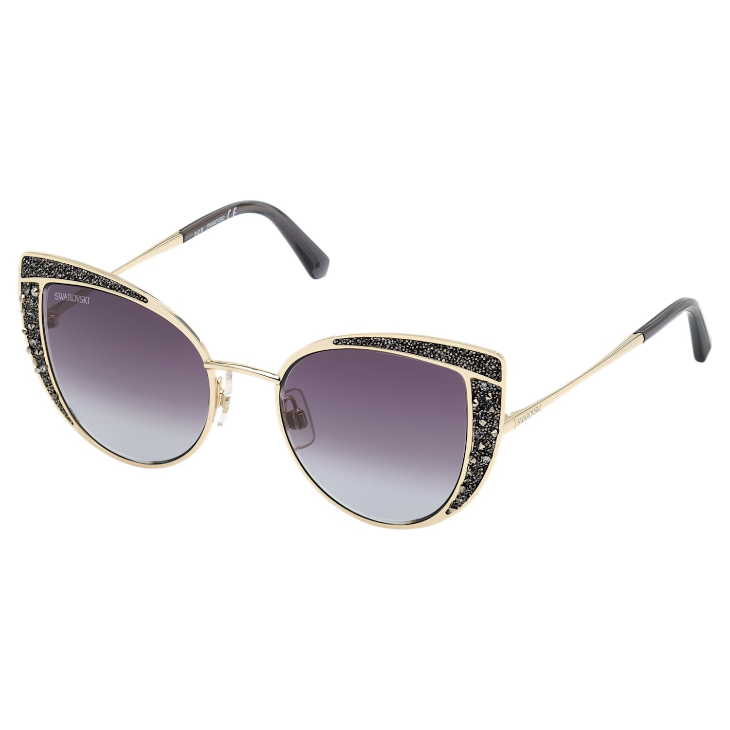 BVLGARI Vintage Jewel Sunglasses Rare Oval Square Gold White